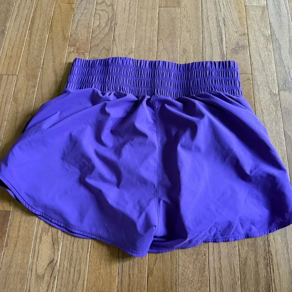 Nike | Women’s Size XL Purple High Waist Flowy Activewear Shorts Fitness Gym